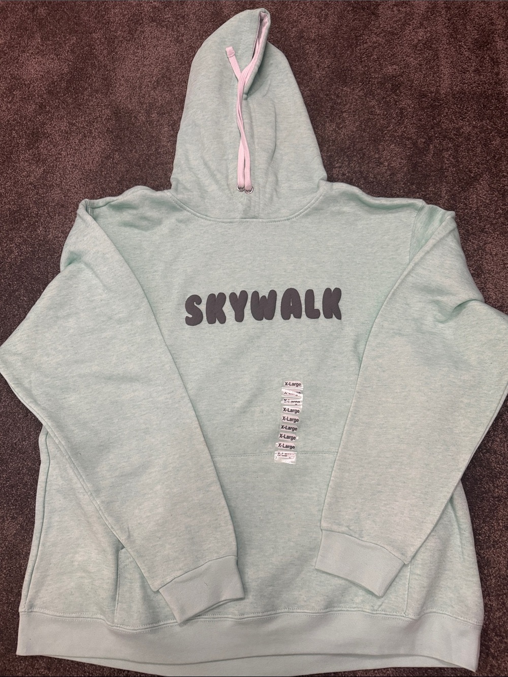 Skywalk Aqua Hooded Pullover Sweater - XL